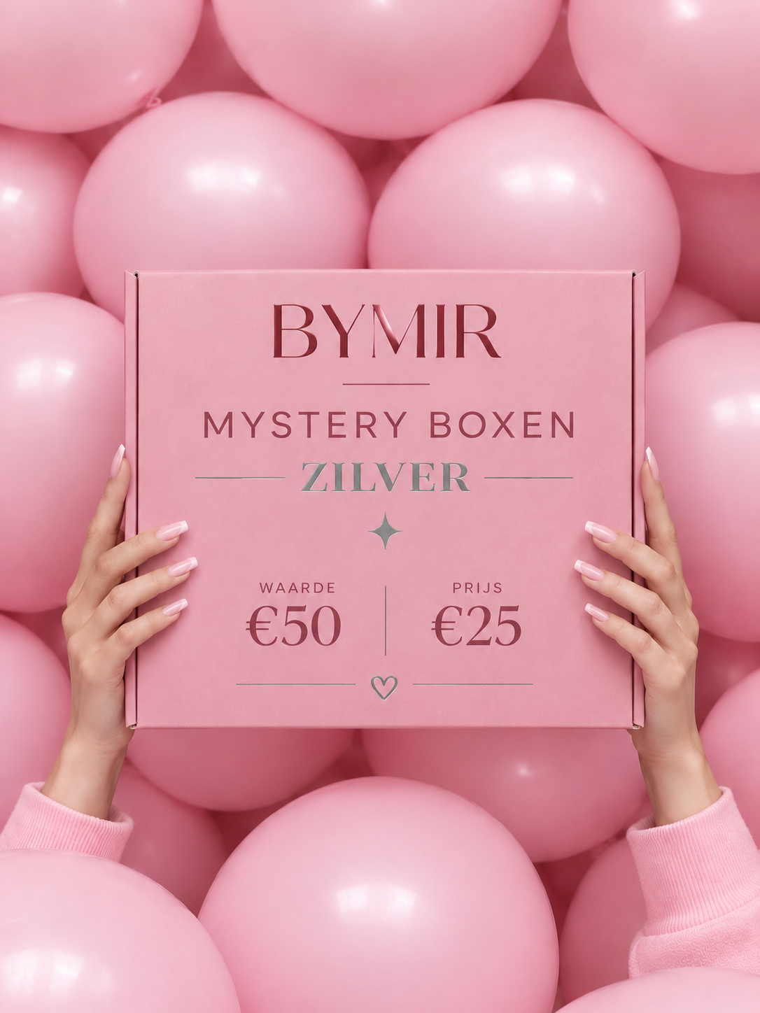 Mystery box zilver
