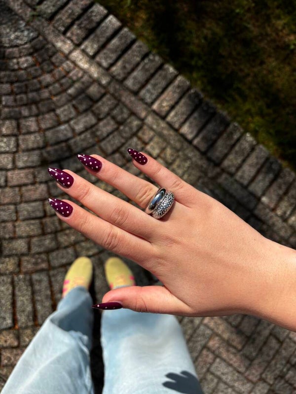 Double edgy ring zilver