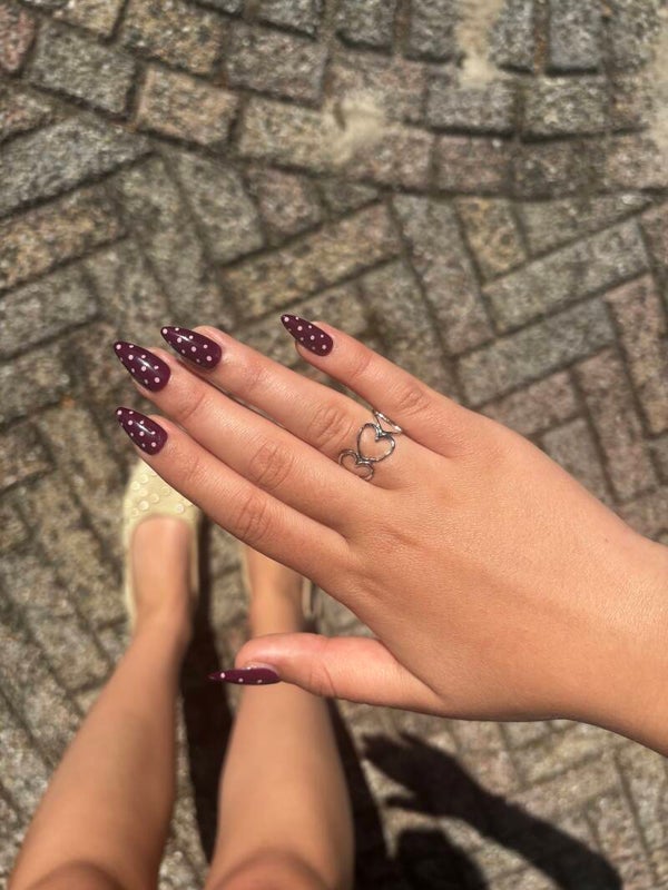 Open hart ring zilver