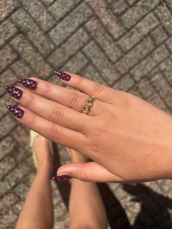 Pearl shell ring