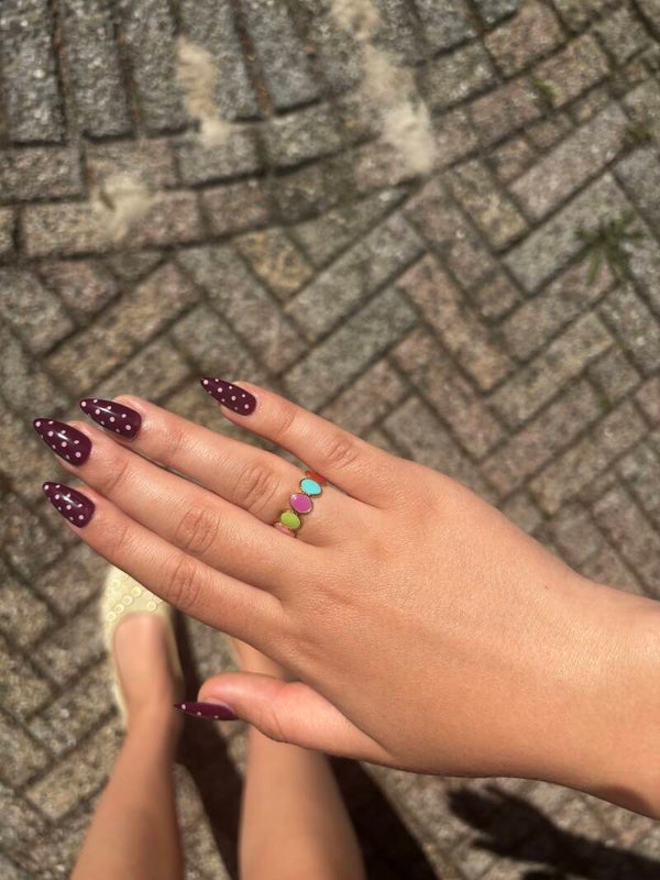 Colourful statement ring