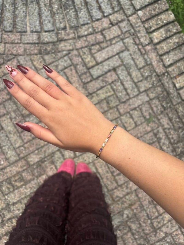 Bold colour armband