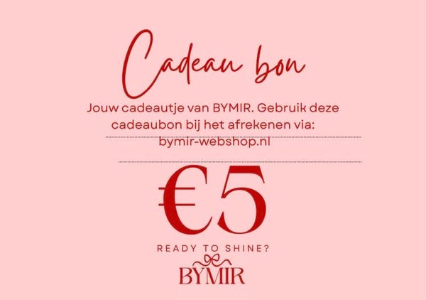Cadeaubon BYMIR €5