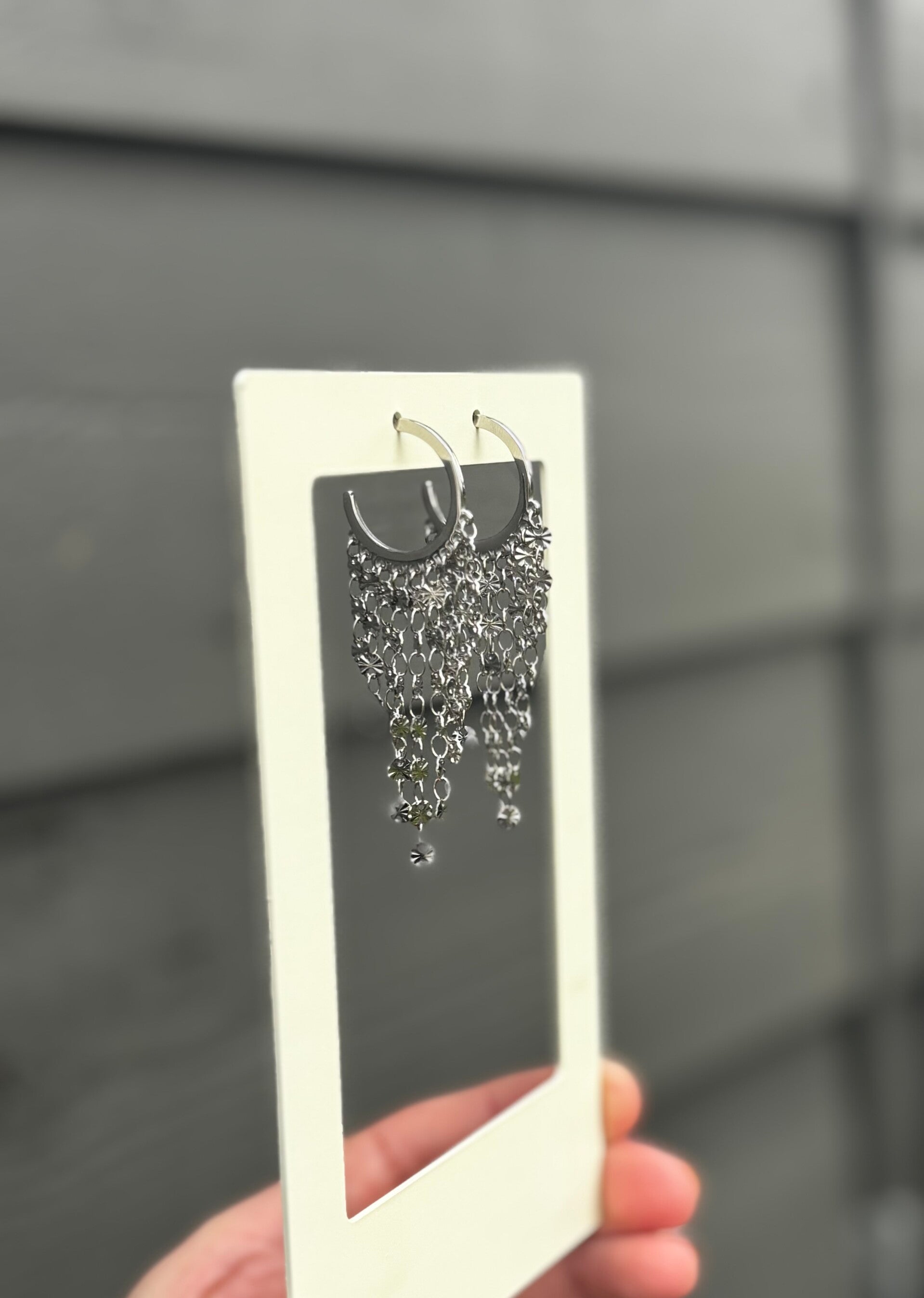 Sparkle earring zilver