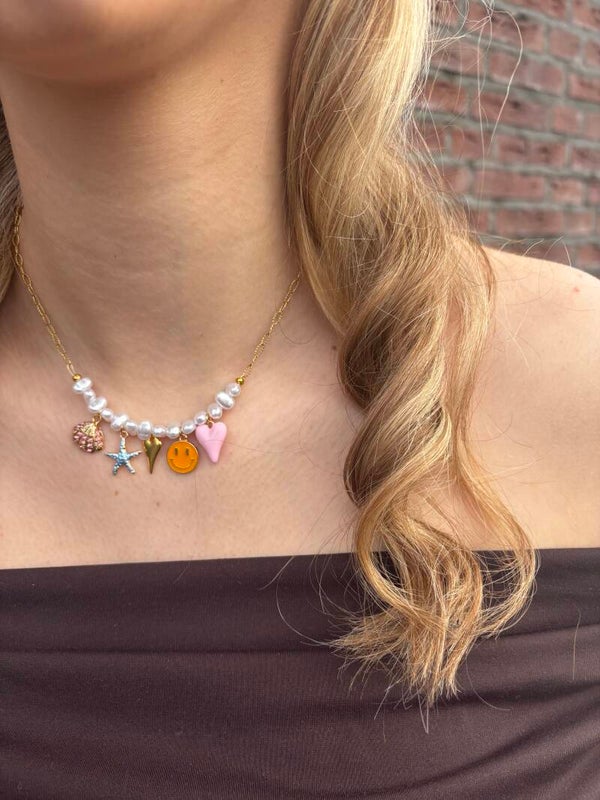 Bold charm necklace NO.10