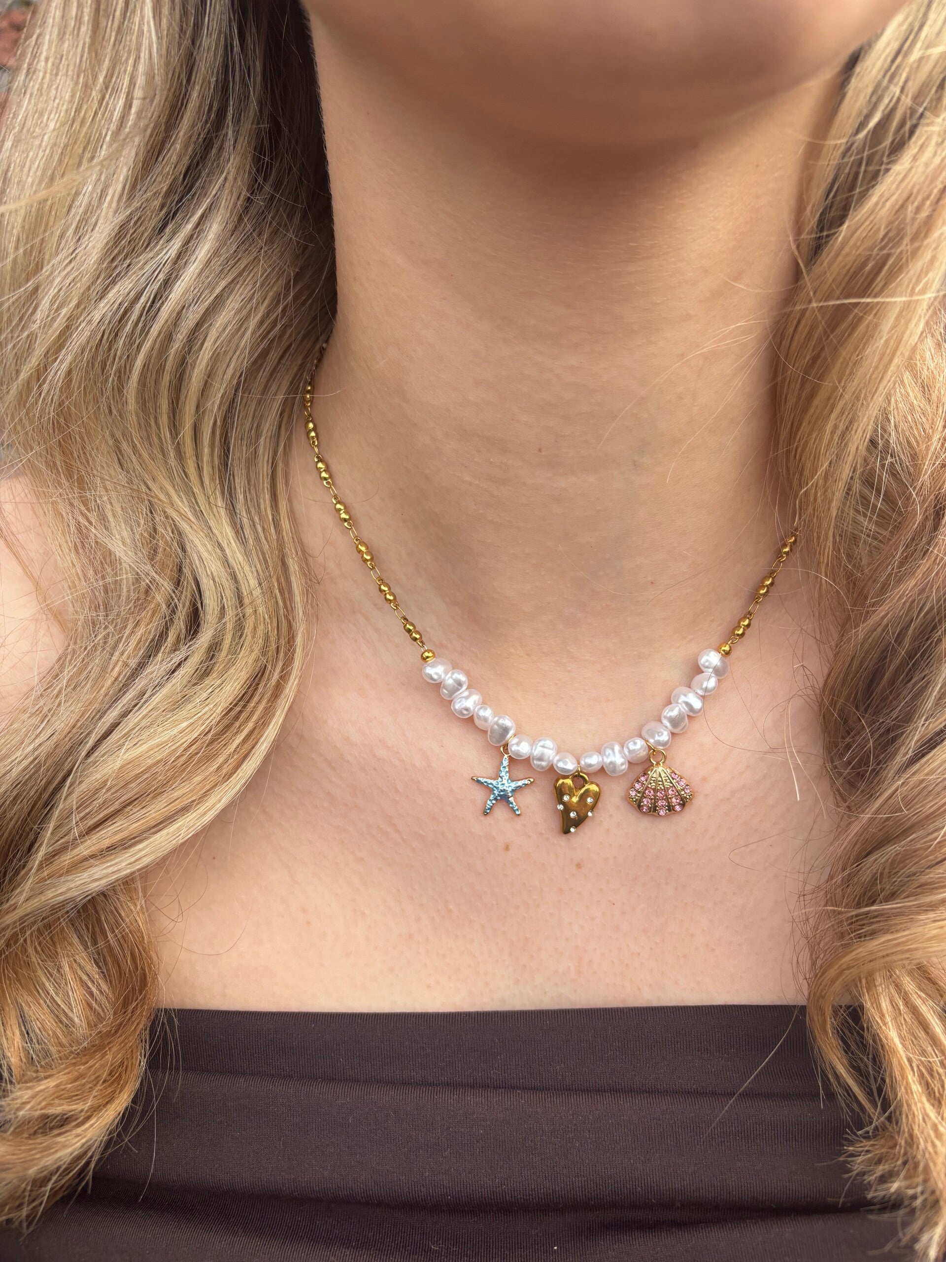 Bold charm necklace NO.8