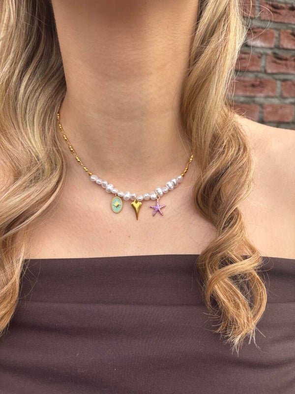 Bold charm necklace NO.6
