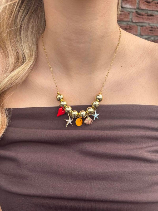 Bold charm necklace NO.2