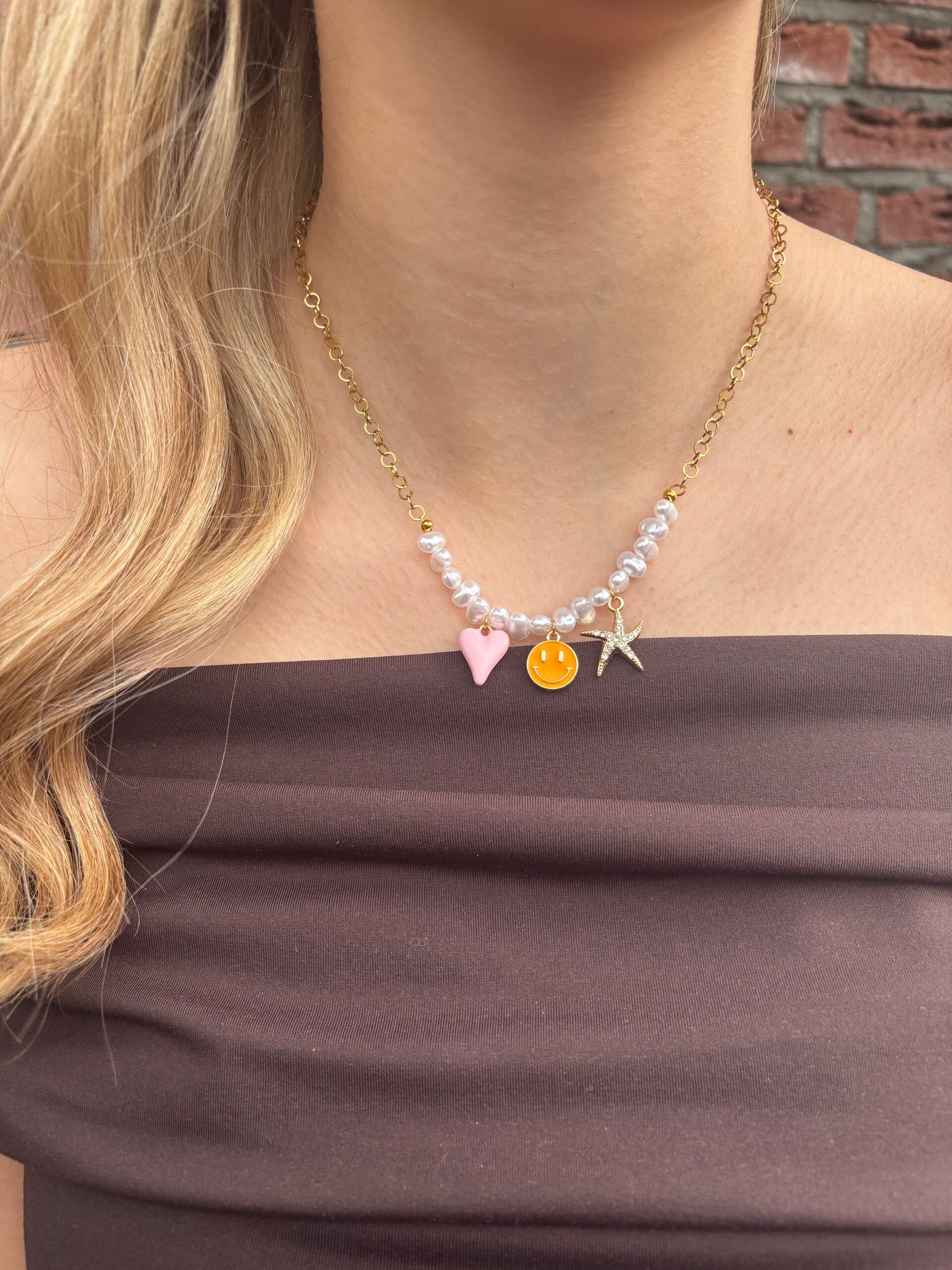 Bold charm necklace NO.7