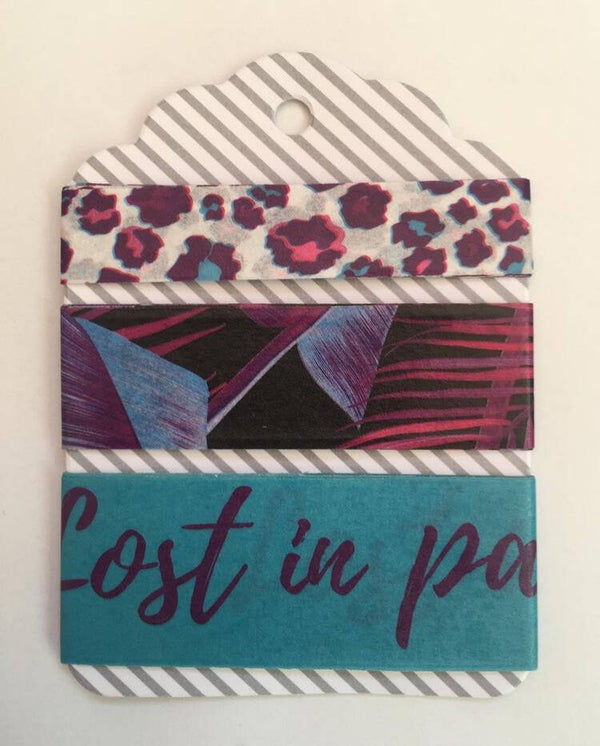 Paarse washi tag
