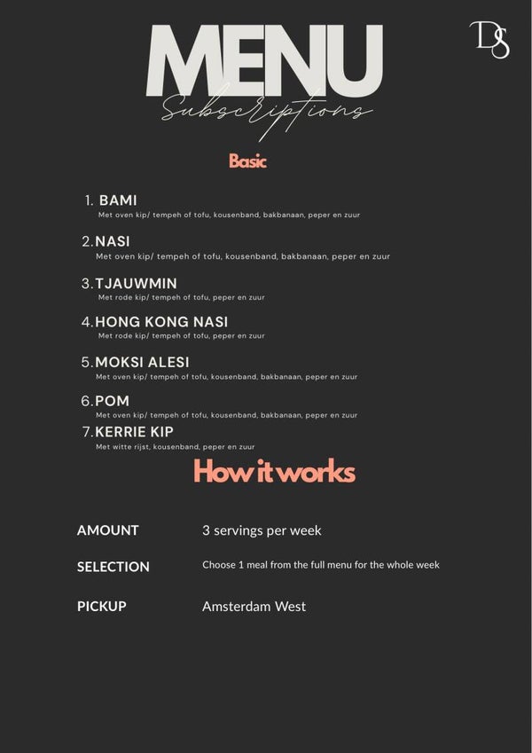 Basic € 45 per week
