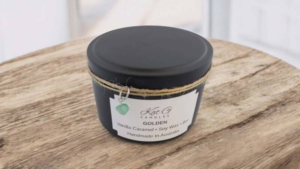 Golden Vanilla Caramel Candle (Copy)