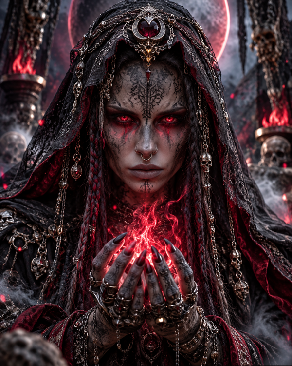 MIOLUA-AGHWĀL VAMPIRE DJINN OF DEATH & DESTRUCTION