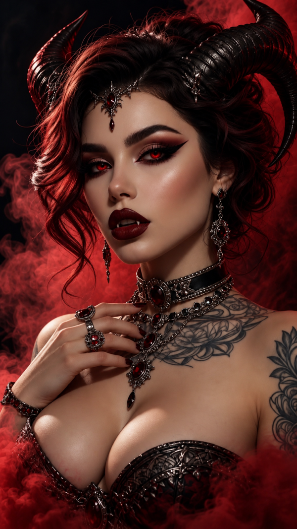 QINVARA-**ZMORA VAMPIRE QUEEN-**HELL IS HER STATION!