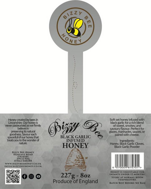 Bizzy Bee Black Garlic Honey 227g