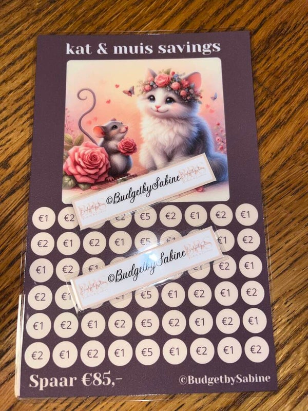 Kat & muis savings A5