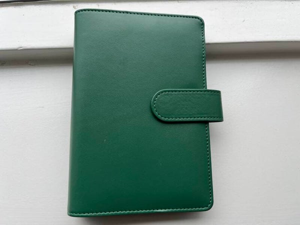 A6 binder - donker groen