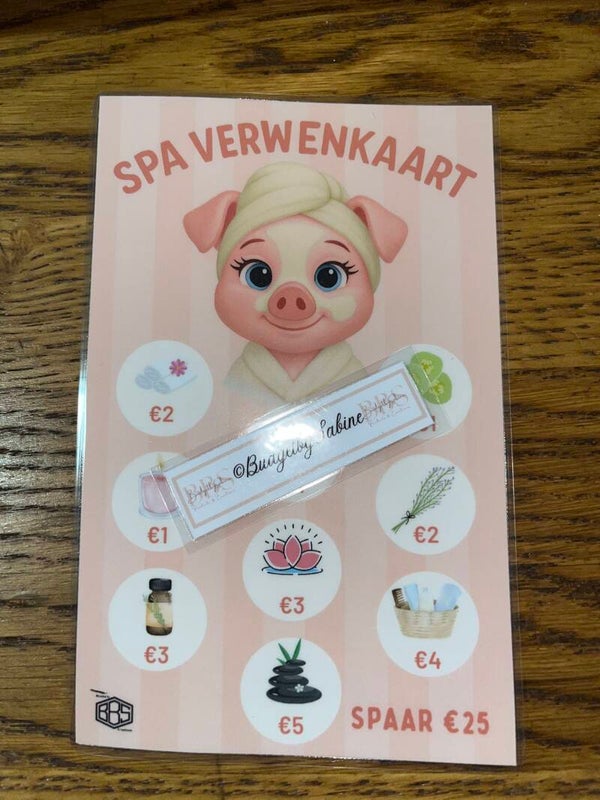 Spa verwenkaart