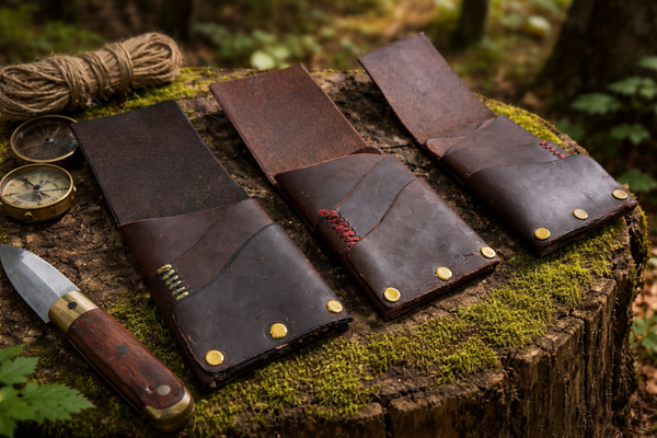 Handcrafted Buffalo Leather Card Holder