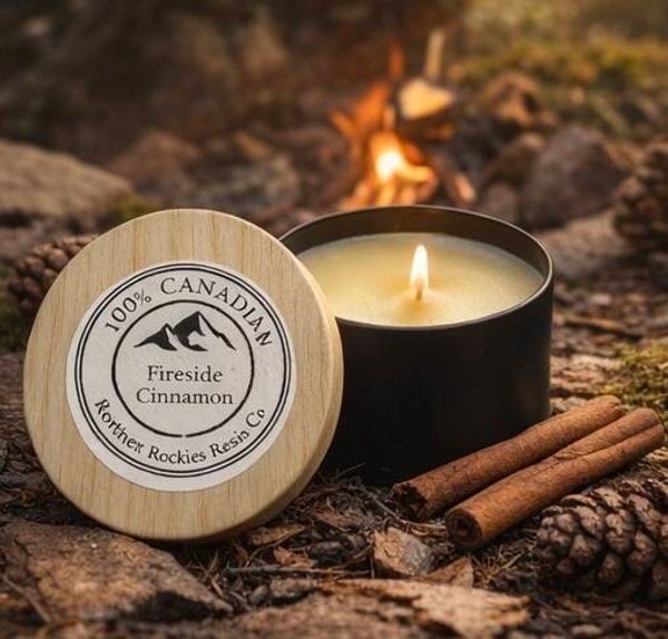 Fireside Cinnamon 8oz Candle