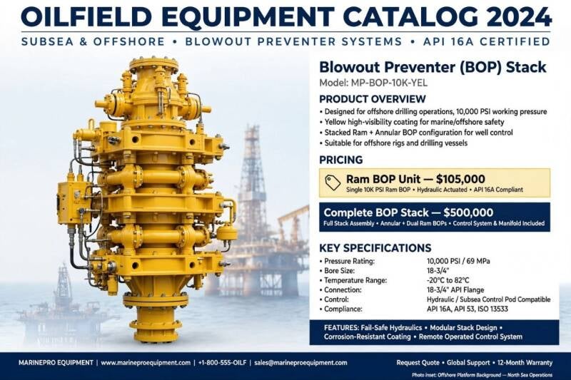 BOP Offshore DeepwaterYellow Stack$45M - $200M (₦69B - ₦310B)