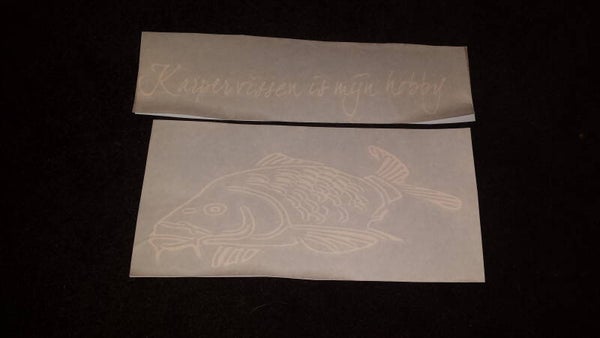 Karper met tekst groot