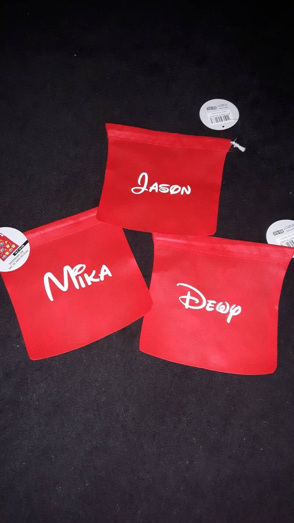 Mini sint zakjes met naam