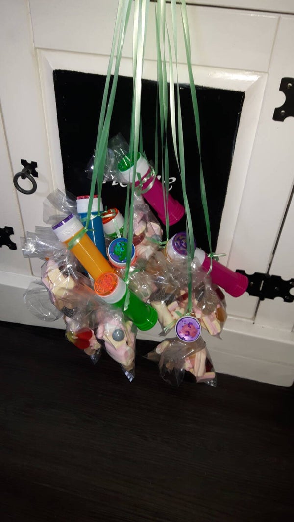 Snoepzakje met bellenblaas