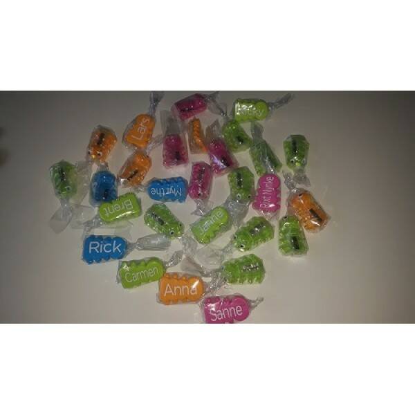 Puntenslijper rups met naam