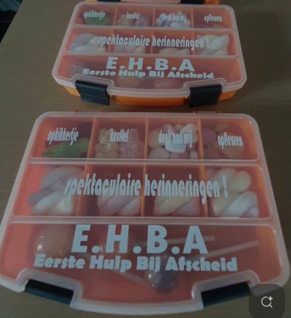 EHBA doosje/ koffertje