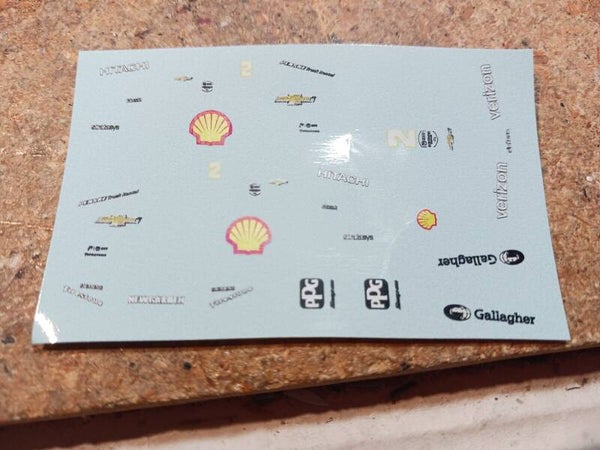 1/43 2023 Decals Josef Newgarten  #2 Shell Dallara Indy 500 Winner