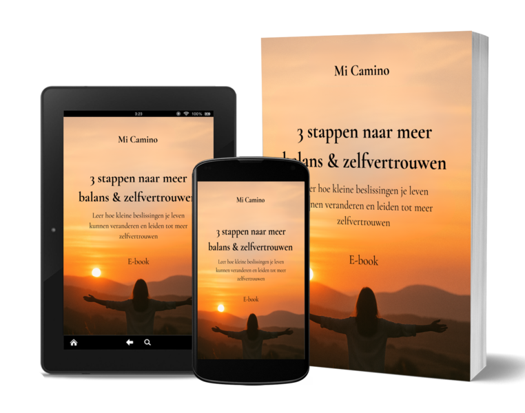 Gratis E-Book 3 Stappen naar meer balans & zelfvertrouwen