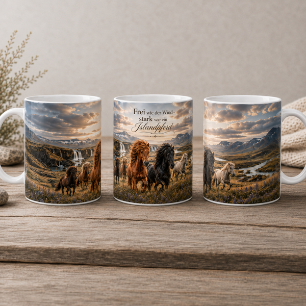 Kaffee-Tasse (Islandpferde)