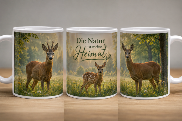 Kaffee-Tasse (Rehwild)