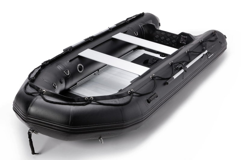 Zwarte rubberboot BBLine HD