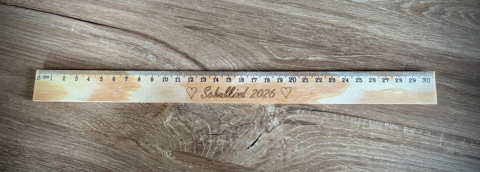 Schulanfang Lineal personalisiert