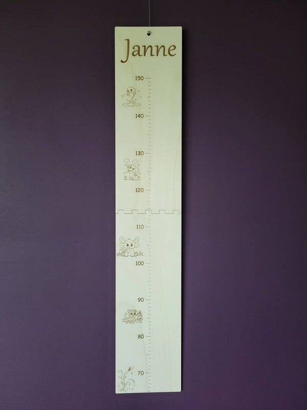Houten groeimeter