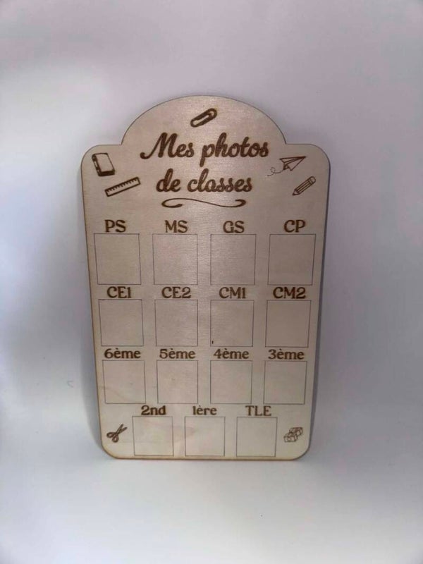Planche photo de classe