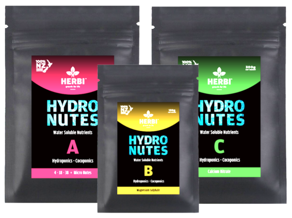 Herbi | Hydro Nutes™ ABC Kit – Hydroponic Nutrients