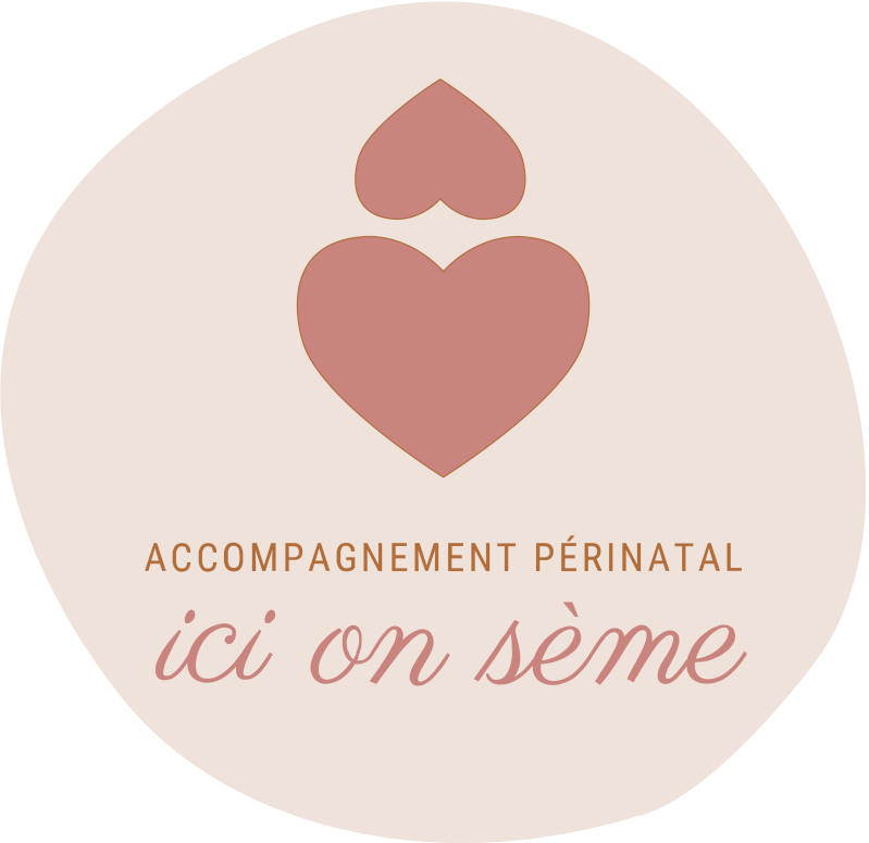 logo ici on sème, accompagnement périnatal et parental à domicile et à Caen