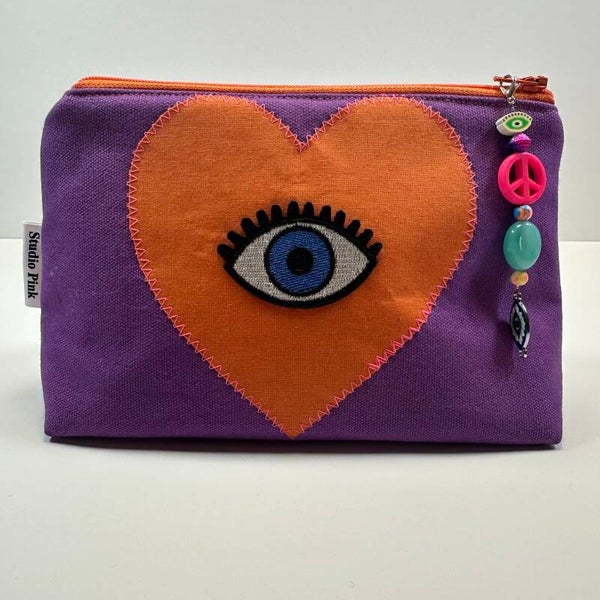 Toilettas Medium Evil Eye Purple