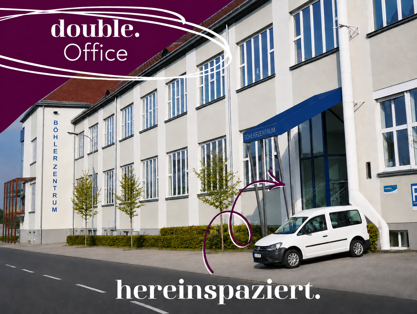 Standort der double. Werbeagentur in Böhlerwerk, Amstetten, Niederösterreich
