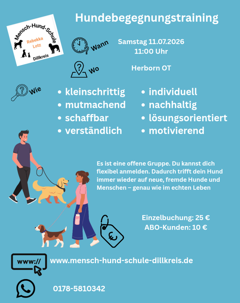 Hundebegegnubgstraining für jeden Hund