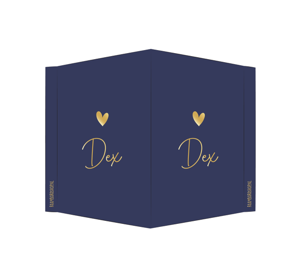 Geboortebord Dex blauw