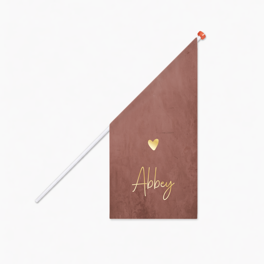 Geboortevlag oudroze