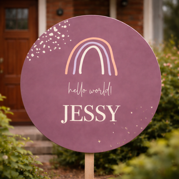 Geboortebord tuin Jessy