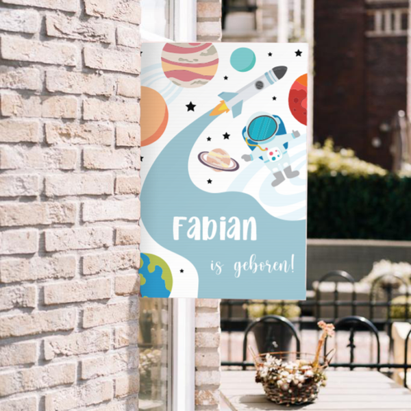 Geboortebord spaceshuttle