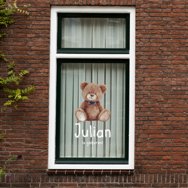 Geboortesticker Teddybeer