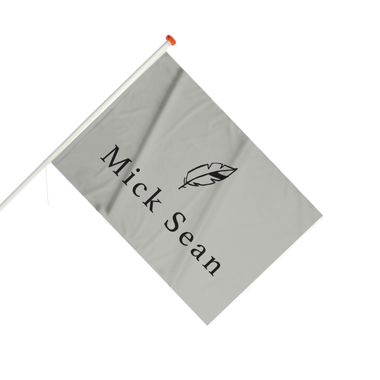 Geboortevlag veer grijs