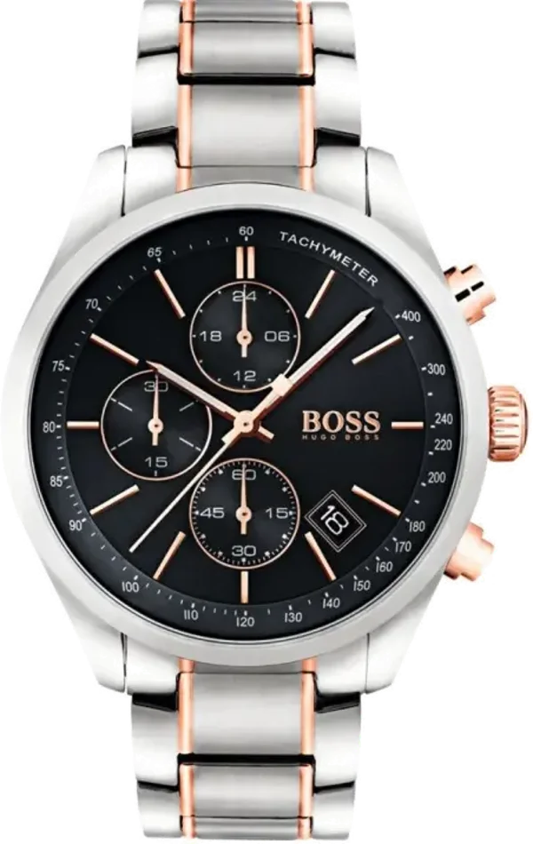 Montre Homme Hugo Boss Grand Prix 1513473 Bracelet bicolore